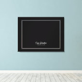 セバカラフルスティアン岬オレゴン海岸アート キャンバスプリント (インサイチュ (ウッドフロア))