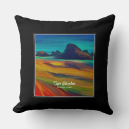 セバカラフルスティアン岬オレゴン海岸アート クッション