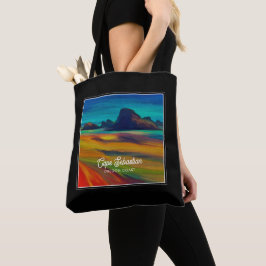セバカラフルスティアン岬オレゴン海岸アート トートバッグ