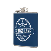 セバゴレイクメイパーソナライズされたンタウンアンドネーム フラスク (左)