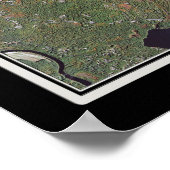 セバゴレイクメイン衛星ポスターマップ ポスター (角)