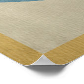 セバゴレイクメイン魚ヴィンテージ旅行ポスター ポスター (角)