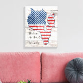 セバゴレイクメーンマップキャンバスアート キャンバスプリント (インサイチュ (リビング))