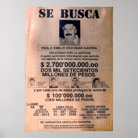 セバスカエスコバル1 ポスター (正面)