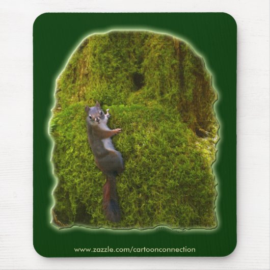 セバスチャンのリスの子供の贈り物 マウスパッド (正面)