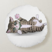 セバスチャン円枕 ラウンドクッション (裏面)