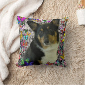 セバスチャン蝶のウェルシュコーギー クッション (ブランケット)