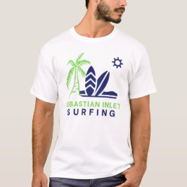 セバスチャン・インレット・サーフィン・メルボルンビーチ FL Tシャツ