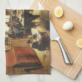 セバスチャン・グッツウィラーによるバーゼル家族コンサート キッチンタオル (四つ折り)