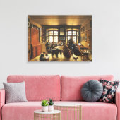 セバスチャン・グッツウィラーによるバーゼル家族コンサート キャンバスプリント (インサイチュ (リビング))