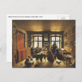 セバスチャン・グッツウィラーによるバーゼル家族コンサート ポストカード (正面/裏面)