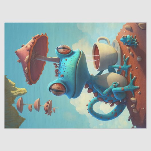 セバスチャン・モーニング・コーヒー，リザード 薄葉紙 (正面)