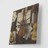 セバスティアノ·ラザリ·トロンペ スクエア壁時計 (傾斜)