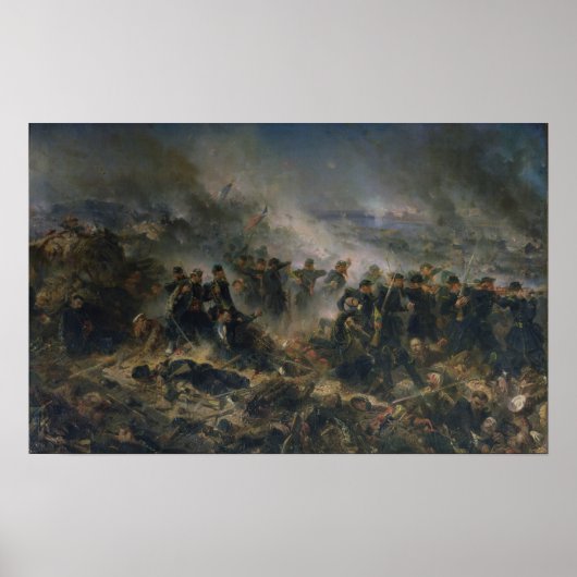 セバストポリの包囲でのゲルヴァイスの砲台 ポスター (正面)