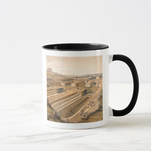 セバストーポリの「戦争Iの座席からのプレートの波止場 マグカップ (右)