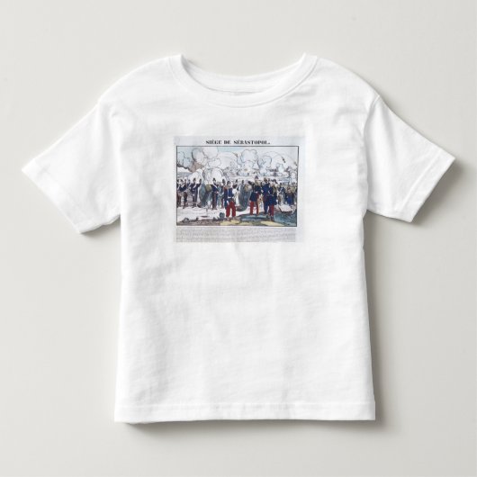 セバストーポリ1854-55年の包囲 トドラーTシャツ (正面)