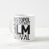 セバストーポリDoc. Festのコーヒー・マグ コーヒーマグカップ (正面左)
