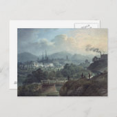 セバーンを横切るシュレウズベリーの見解 ポストカード (正面/裏面)