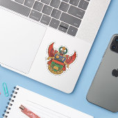 セパクタクロー 紋章スタイル ロゴ シール (ノートパソコンとiPhone)
