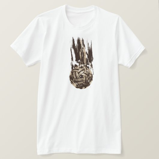 セパタクロー選手 キックバレーボール スポーツギフト Tシャツ (デザイン正面)