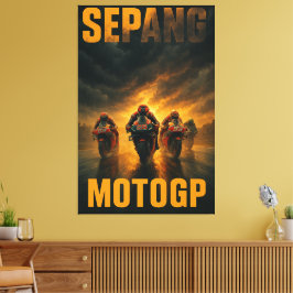 セパン・インターナショナル・サーキット MotoGP マレーシアグラン キャンバスプリント