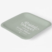 セパーソナライズされたージグリ結婚ーンズブライダルシャワー ペーパープレート (傾斜あり)