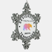 セビアビルテネシー スノーフレークピューターオーナメント (左)