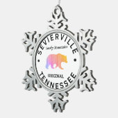 セビアビルテネシー スノーフレークピューターオーナメント (右)