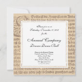 セビエレガントリアアンティークマップ/セビラスペイン 招待状 (裏面)