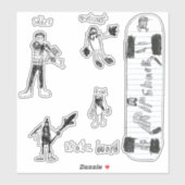 セビズペンシルスケッチ シール (シート)