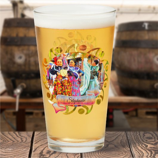 セビチェメキシコフェスティバルダンサー2549ビール タンブラーグラス