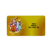 セビチェメキシコフェスティバルダンサー2549住所 ラベル (正面)