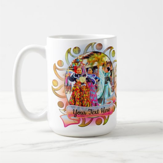 セビチェメキシコフェスティバルダンサー2549 コーヒーマグカップ (左)