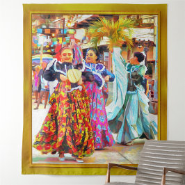 セビチェメキシコフェスティバルダンサー2549 タペストリー