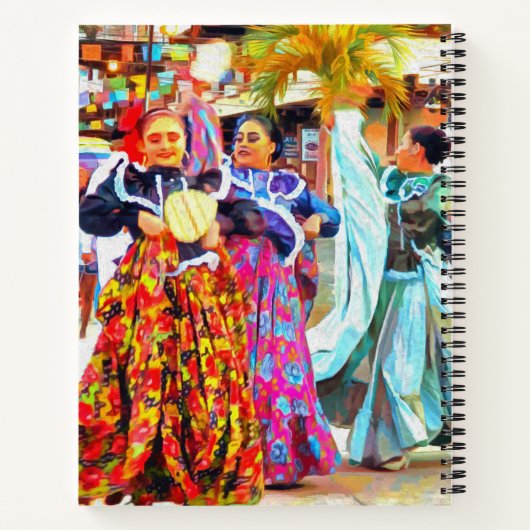 セビチェメキシコフェスティバルダンサー2549 ノートブック (裏面)
