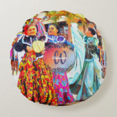 セビチェメキシコフェスティバルダンサー2549 ラウンドクッション (正面)