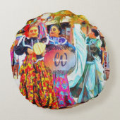 セビチェメキシコフェスティバルダンサー2549 ラウンドクッション (裏面)