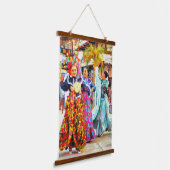 セビチェメキシコフェスティバルダンサー2549 吊り下げ型タペストリー (傾斜あり)