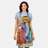 セビチェ・メキシコフェスティバルダンサー2549 エプロン (着用した状態)