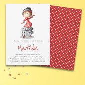 セビラスペインのナフラメンコダンサー赤ちゃんシャワー 招待状