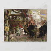 セビリアでのフアン王子の洗礼行列 ポストカード (正面)