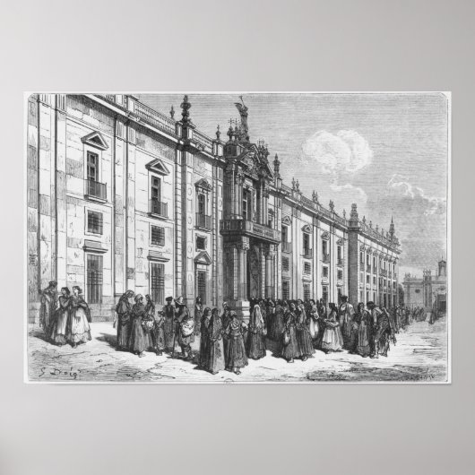 セビリアのたばこ工場 ポスター (正面)