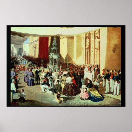 セビリアのコーパスクリスティ行進 ポスター (正面)