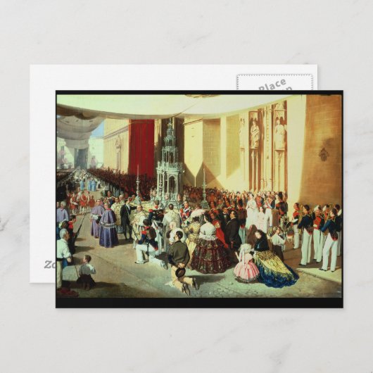 セビリアのコーパスクリスティ行進 ポストカード (正面/裏面)