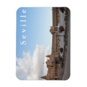 セビリアのスペイン広場。 マグネット (縦)