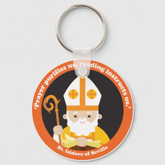 セビリアのセント・イシドーレ キーホルダー (正面)