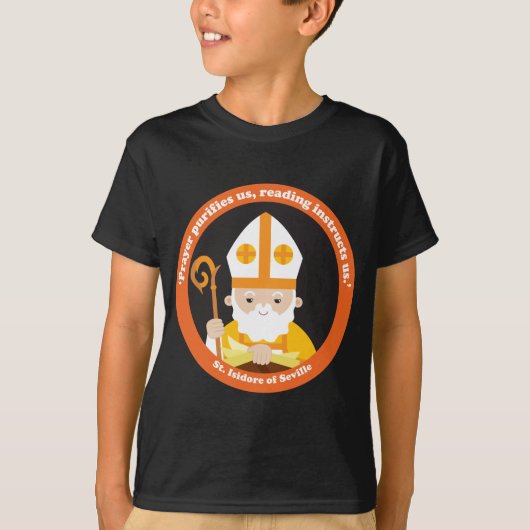 セビリアのセント・イシドーレ Tシャツ (正面)