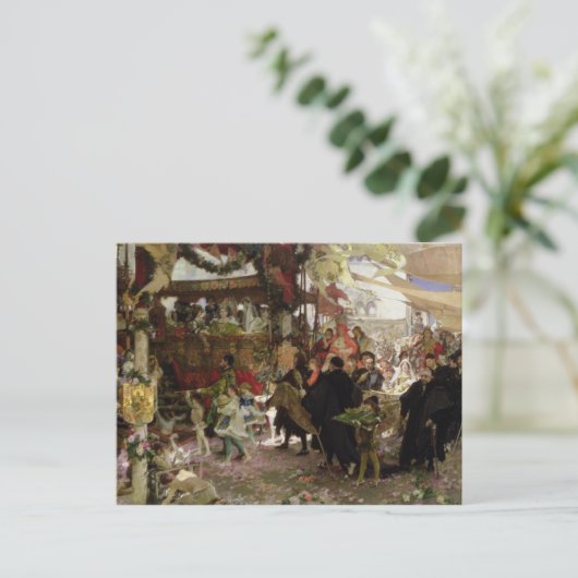 セビリアのホアン王子のバプティスマの行列 ポストカード (スタンド正面)