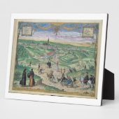 セビリアの町の計画、'シヴィテス・オルビス・テラーから フォトプラーク (側面)