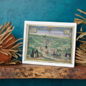 セビリアの町の計画、'シヴィテス・オルビス・テラーから フォトプラーク (側面)